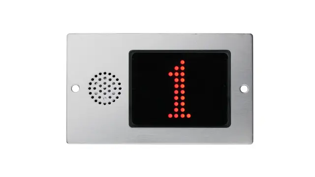 Imagen de ejemplo de un panel informativo con voz FD4  